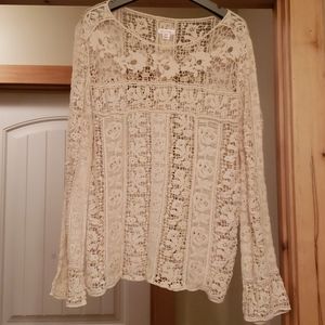Crotchet long sleeve